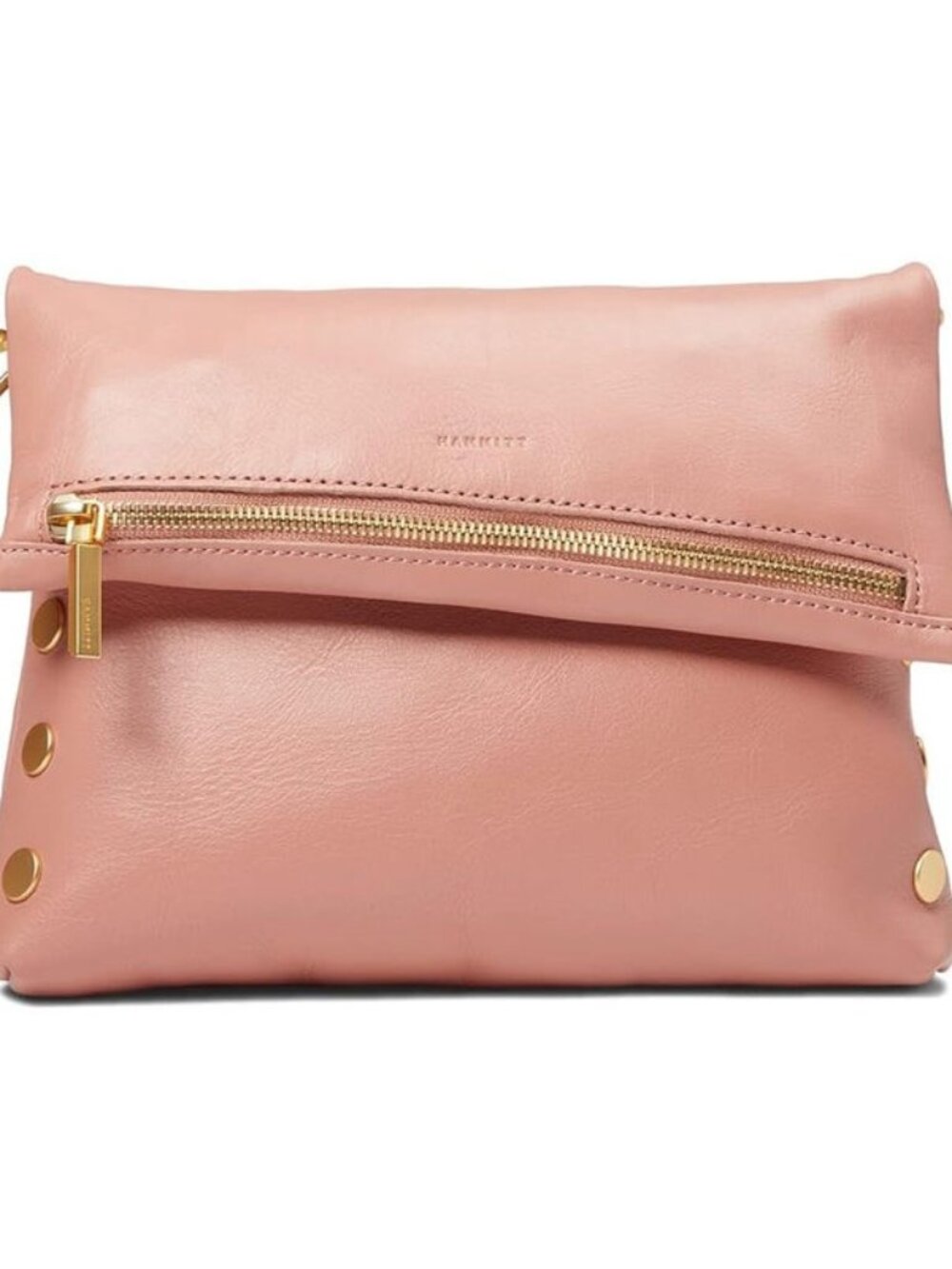 Hammitt - Women's Leather Clutch Vip Medium Crossbody Bag- Pink Sands